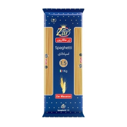 مشخصات، قیمت و خرید ماکارونی و پاستا زر ماکارون مدل اسپاگتی قطر 1.5 زر ماکارون مقدار 1000 گرم
